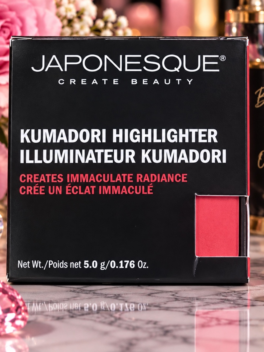 Japonesque Kumadori Highlighter - Rose Gold